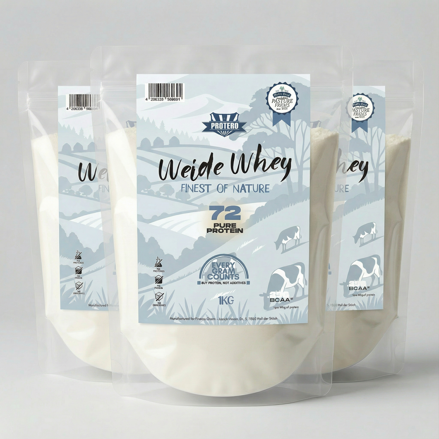 Weide Whey mit Phospholipiden aus nur 1 Zutat